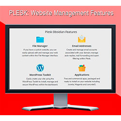 Plesk features advert